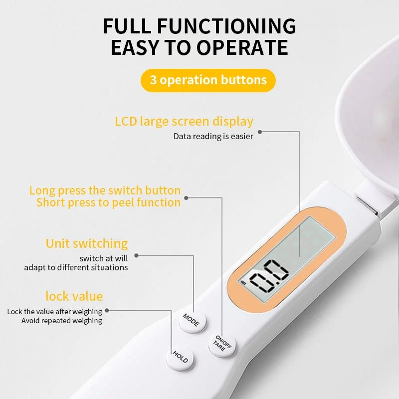 Mini Spoon Scale Digital Kitchen Scale Electronic LCD