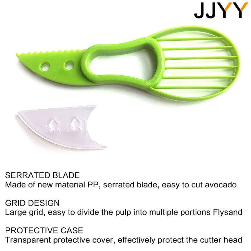Avocado Slicer, Butter Fruit Peeler, Cutter Pulp Separator Plastic Knife Kitchen Vegetable Tools