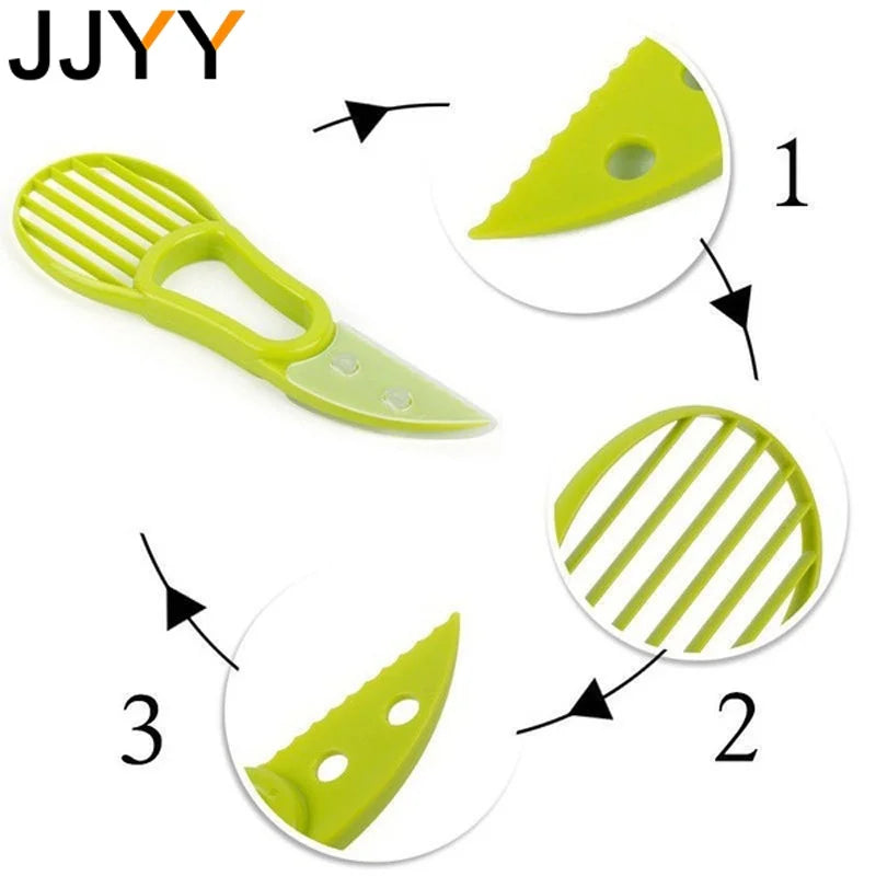 Avocado Slicer, Butter Fruit Peeler, Cutter Pulp Separator Plastic Knife Kitchen Vegetable Tools